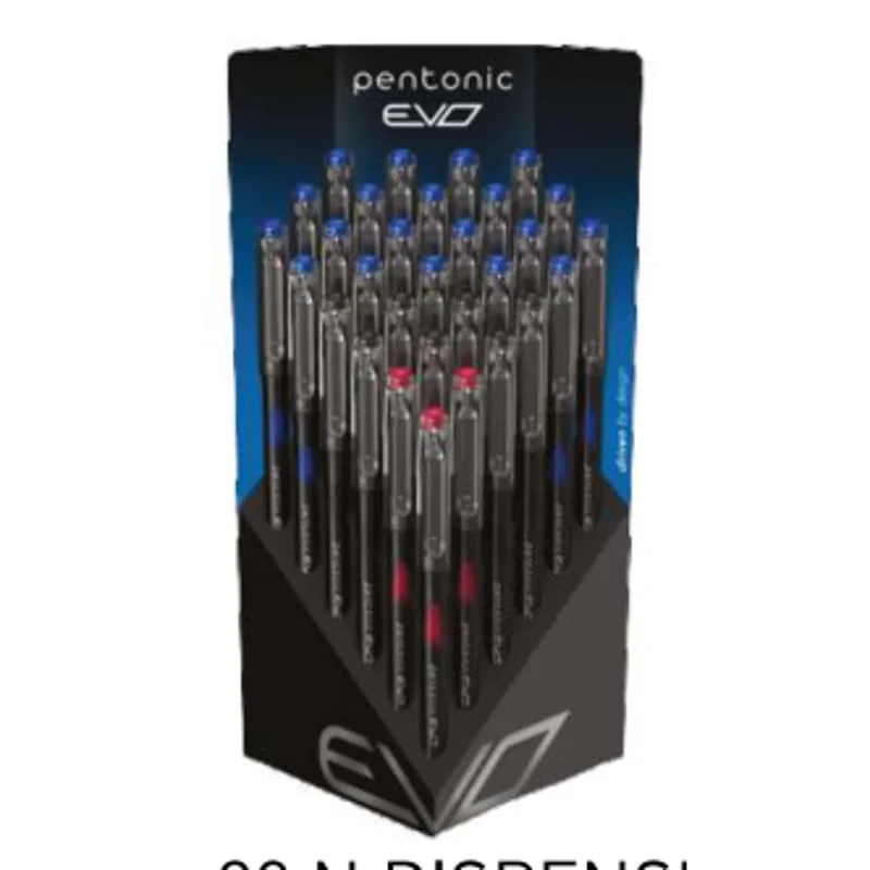 Pentonic EVO Gel Pen 0.7mm - 30 pcs Dispenser