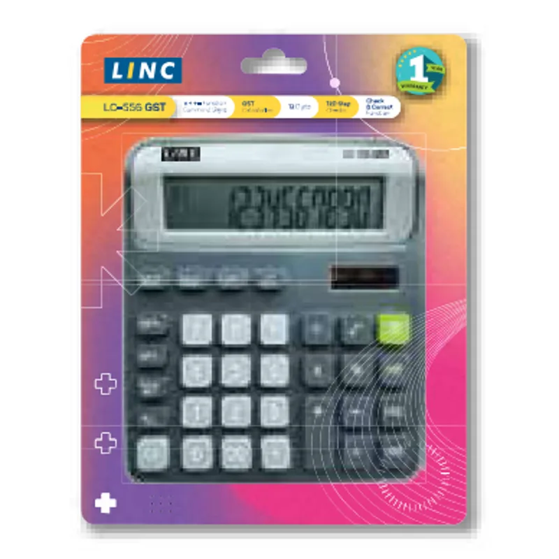 Linc Calculator LC-556 GST - 1 pcs Blister