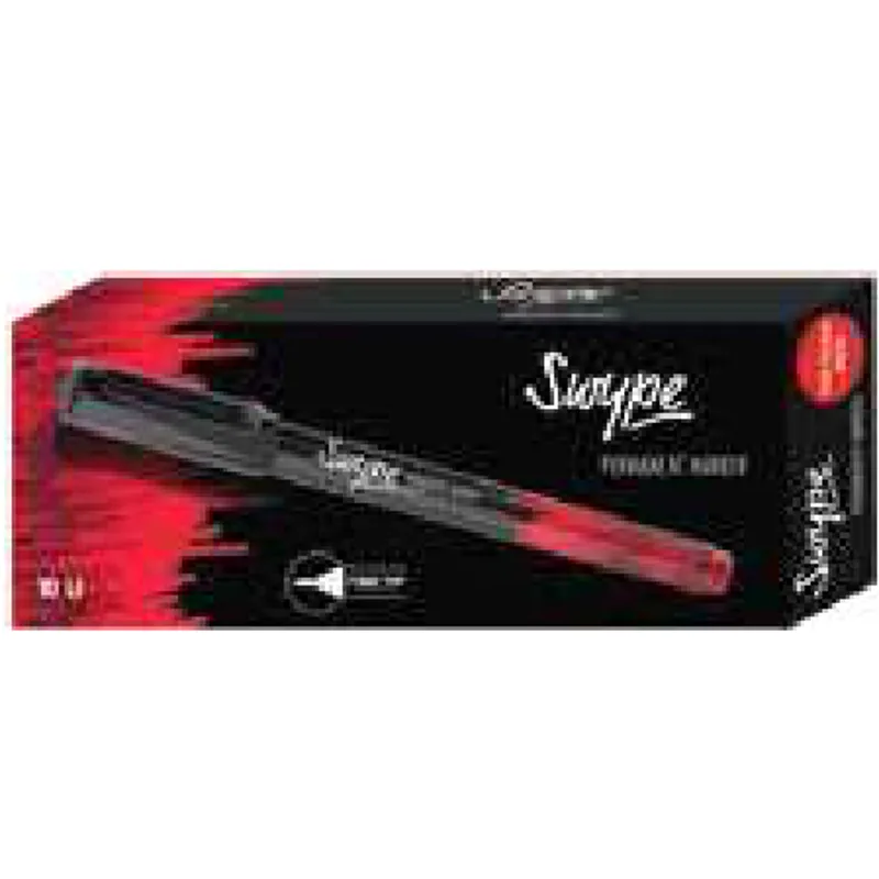Swype Permanent Marker (Fine Tip 0.6mm) - 10 pcs Box