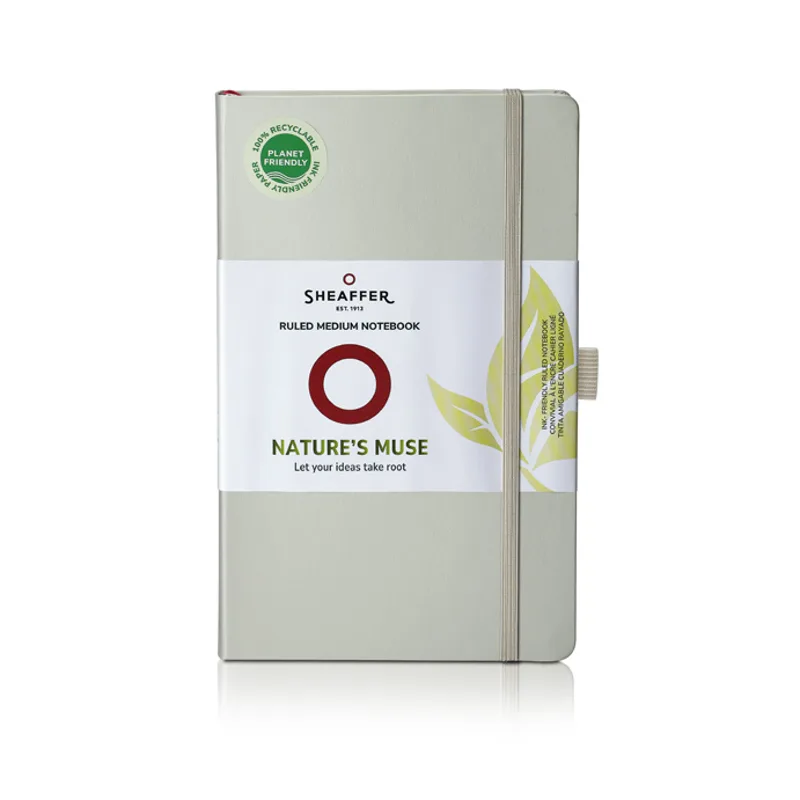 Sheaffer Medium Notebook 90 GSM Ruled - Light Grey