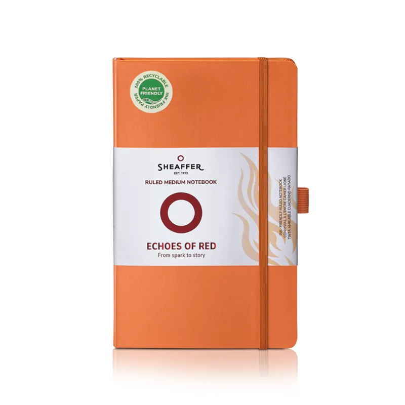 Sheaffer Medium Notebook 90 GSM Ruled - Orange