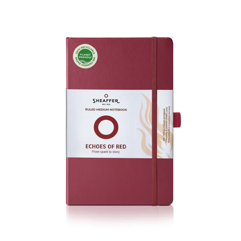 Sheaffer Medium Notebook 90 GSM Ruled - Red