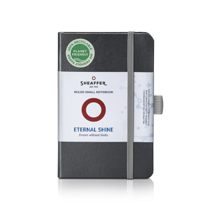 Sheaffer Small Notebook 90 GSM Ruled - Metallic Charcoal